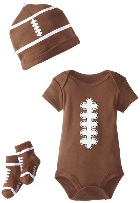 Newborn Baby Football Onesie Outfit With Hat And Socks Super Cute Baby