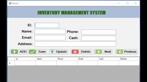 Vb Net Inventory Management System Source Code Visual Basic Net