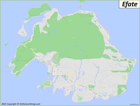 Efate Map Vanuatu Detailed Maps Of Efate Island