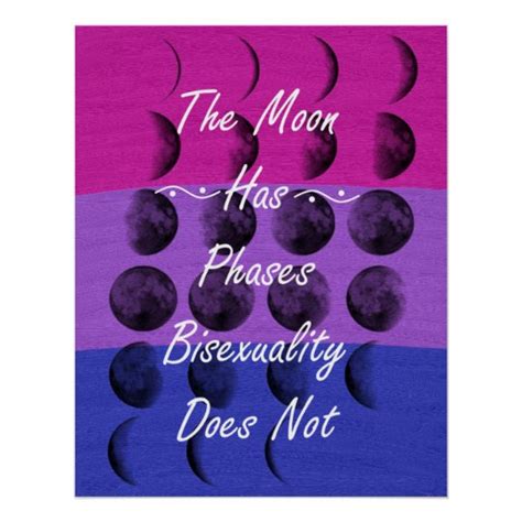Bisexuality Is Not Just A Phase Poster Zazzleca