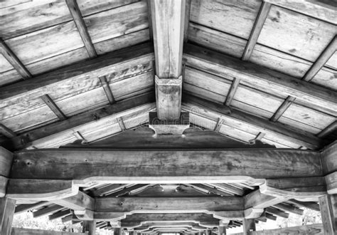 Japanese Traditional Room Ceiling Details Stock Photo Image Of Brown