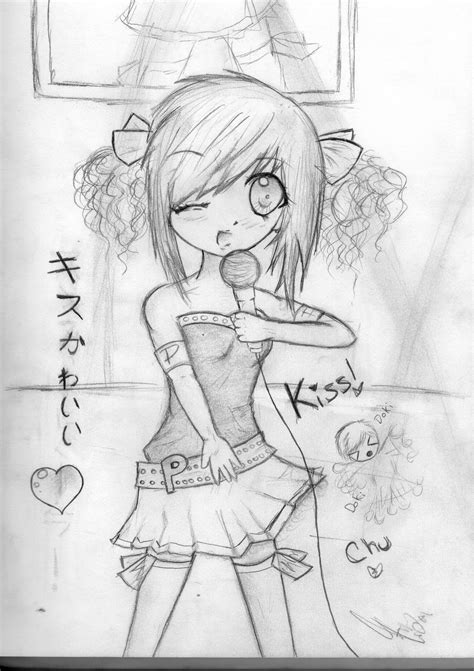Anime Girl Pop Star By Xxfennixx On Deviantart
