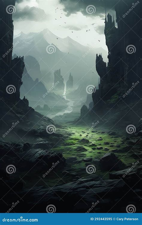 Exploring the Enchanting Wonders of a Mystical Planet: a Journey Stock