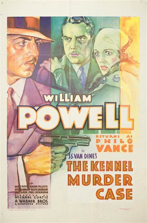 The Kennel Murder Case Original 1933 Us One Sheet Movie Poster