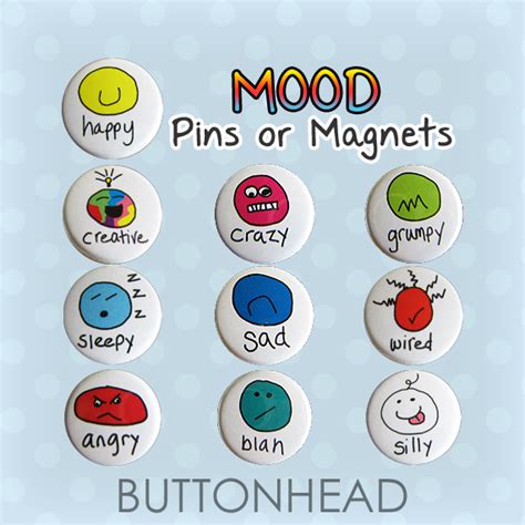 Mood Magnets And Pins Are Back Buttonhead