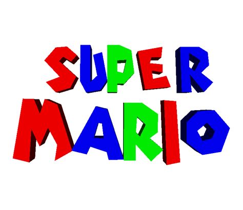 Nintendo 64 Super Mario 64 Logo Debug Menu The Models Resource