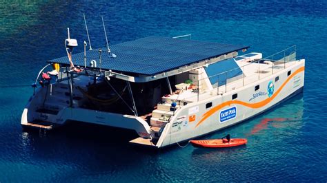 SOLARWAVE The Worldwide First Fully Self Sufficient Bluewater Catamaran YouTube