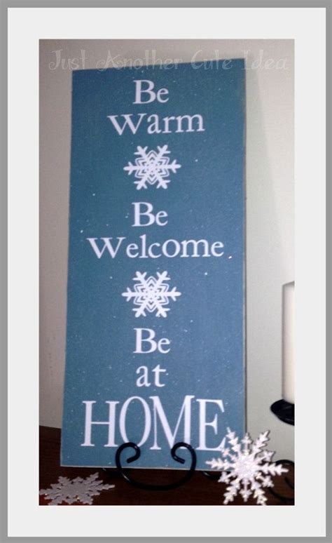 Be Warm Be Welcome Be At Home Wood 9x20 Sign By Jacivinylandts