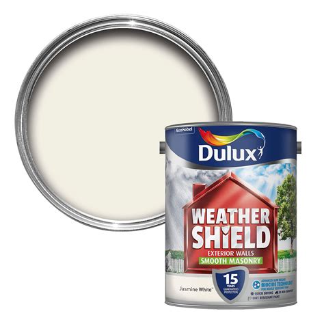 About 0% of these are building coating, 0% are appliance paint, and 0% are road marking paint. Dulux Weathershield Jasmine white Smooth Masonry paint 5L ...
