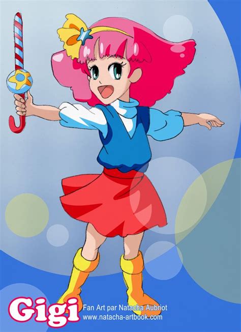 Fan Art De La Magical Girl Gigi Manga Années 80 Gigi Dessin Animé