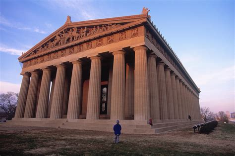 The Parthenon In Nashville Tennessee Photo Art Print Poster 18x12 Inch
