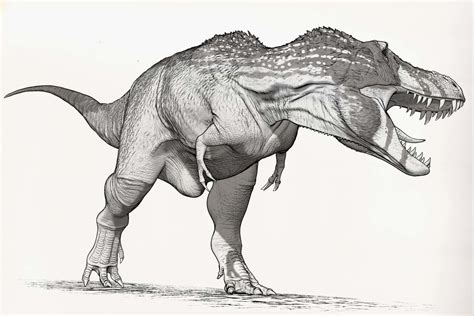 Er is een grote dino tekenen die overeenkomt met Draw Dinovember Day 30 Tyrannosaurus rex, Raul Ramos on ArtStation at https://www.artstation.com ...
