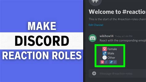 How To Make Reaction Roles On Discord Full Guide Youtube