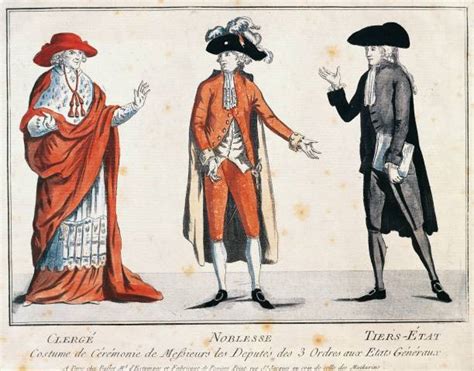 Clothing Worn By Three Orders Of Estates General Pictures Getty Images