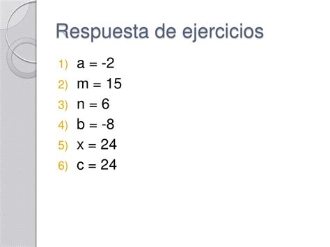Ecuaciones Lineales Simples