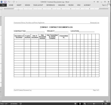 Download Thermometer Calibration Log Gantt Chart Excel
