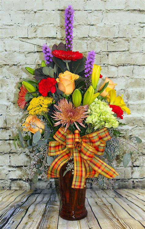 Fall Delight A Beautiful Mix Of Farm Fresh Fall Flowers Sure To Make
