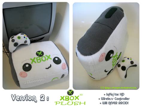 Xbox 360 Plush Edition V2 By Kickass Peanut On Deviantart