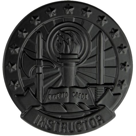 Army Basic Instructor Badge Army Military