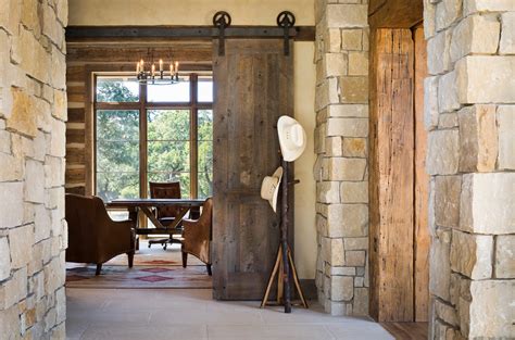 Llano Ranch Rustic Home Office Austin By Cornerstone Architects