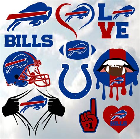 Buffalo Bills Logo Vector Svg Eps Dxf Png  Etsy