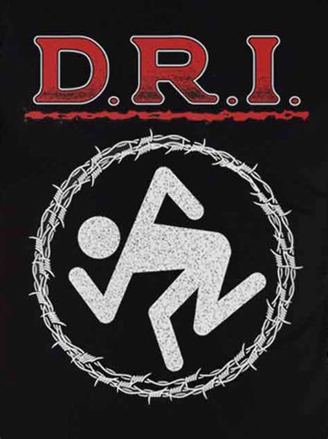 Maybe you would like to learn more about one of these? Dirty Rotten Imbeciles D.R.I. T Shirt Barbed Wire Band Logo Official Mens Black | eBay