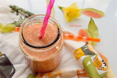 Milky Watermelon Drink Afrolems Nigerian Food Blog