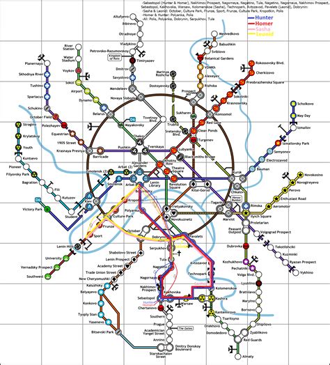 Metro 2033 Map Gadgets 2018