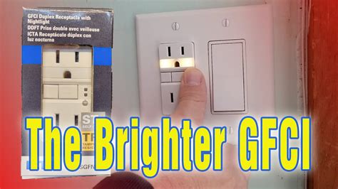 Eaton Gfci Duplex Receptacle With Nightlight Model Trsgfnl15