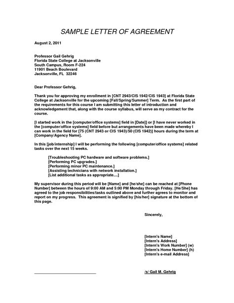 Contract Agreement Letter 12 Examples Format How To Write Pdf