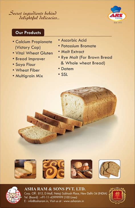 Secret Ingredients Behind Delightful Delicacies Bread Improver Food