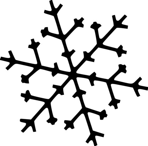 Black Snowflake Png Png Image Collection