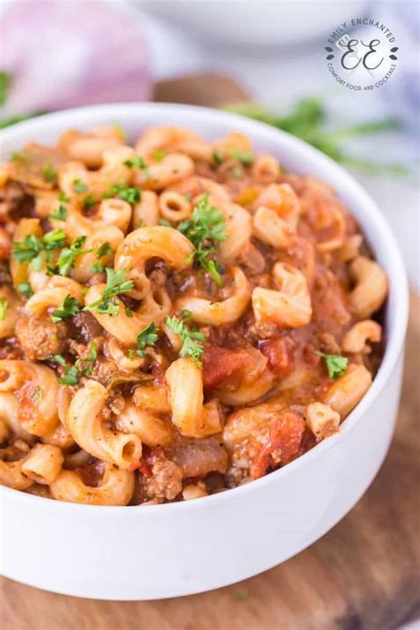 Easy American Goulash Recipe With Macaroni And Beef Beef Recipes