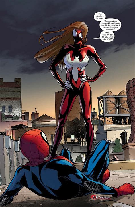 Spiderman Und Spider Woman Der Erste Kontakt Bei Marvel Comics Marvel