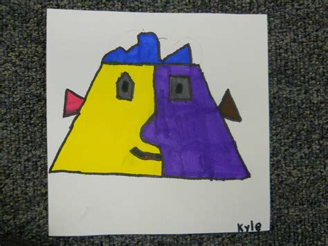 Mrs Ts First Grade Class Picasso Shape Faces