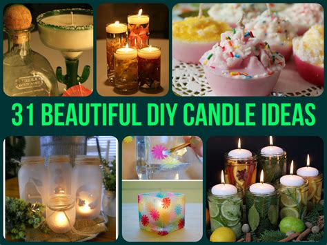 31 Beautiful Diy Candle Ideas