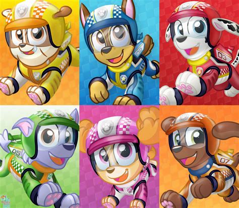 Paw Patrol Ready Race Rescue Pups Complete By Rainboweevee Da On