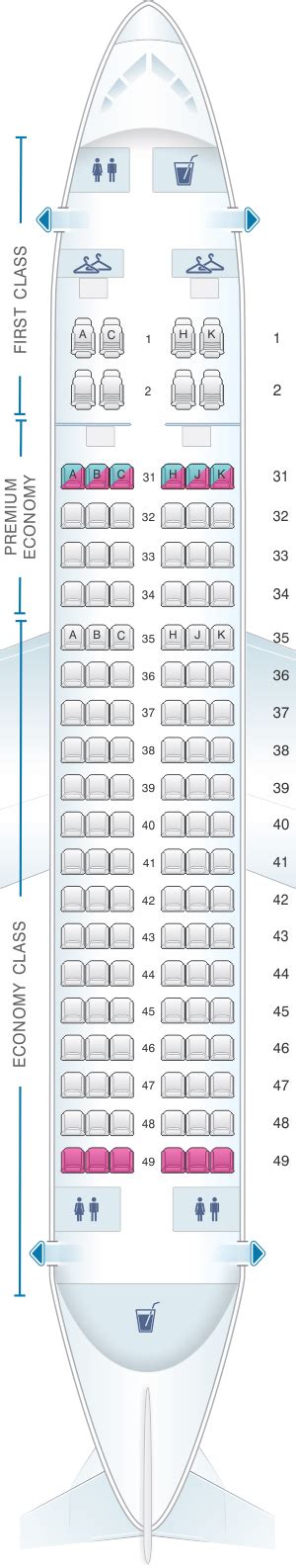 Seat Map China Southern Airlines Airbus A319 Seatmaestro