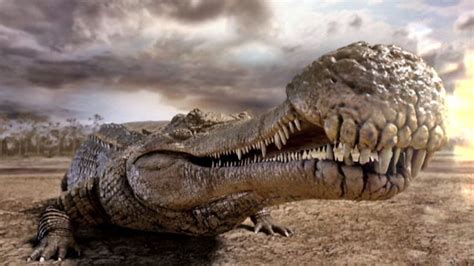 Sarcosuchus Crocodile Species Prehistoric Prehistoric Creatures