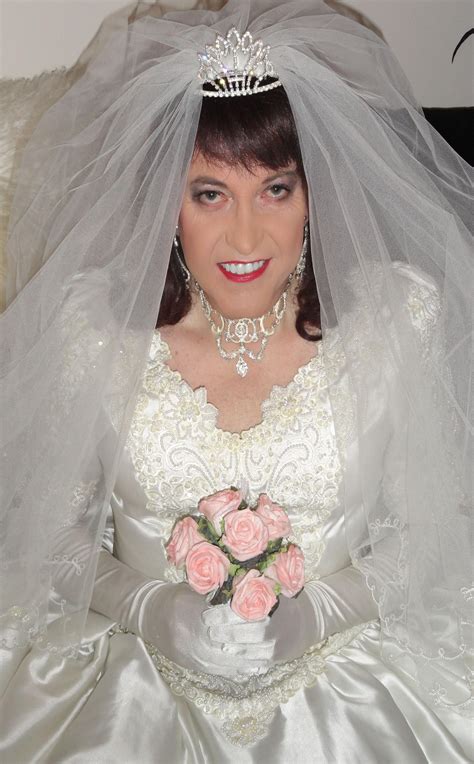 glamorous crossdressed bride