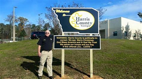 Harris County Sheriff Displays Politically Incorrect Sign