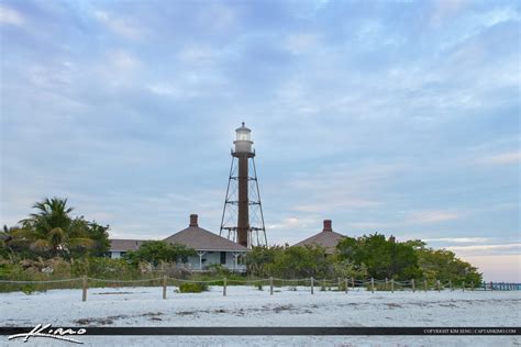 Sanibel Island Lighthouse Lee County Florida Hdr Photography By