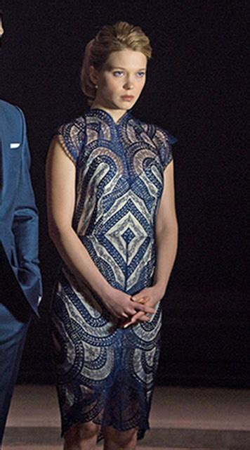 Léa Seydoux Wore Solstiss Lace In James Bonds Movie Spectre Dressy Fashion Wedding Guest
