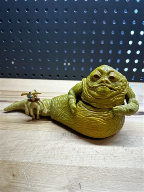 Vintage 1983 Kenner Star Wars Jabba The Hutt Figure Rotj And Salacious