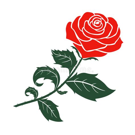 Red Rose Vector Design Stock Vector Illustration Of Flower 49199258