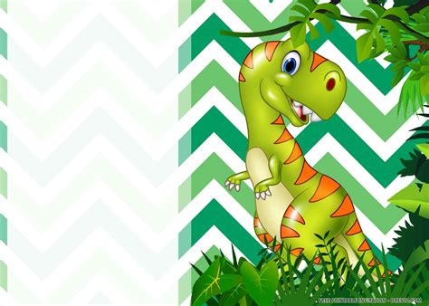 Free Printable Dinosaur Party Birthday Invitation