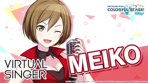 Hatsune Miku Colorful Stage Meiko From Virtual Singer Character