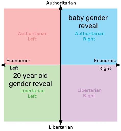 The Difference Between Authright And Libleft Explained In Gender Reveal