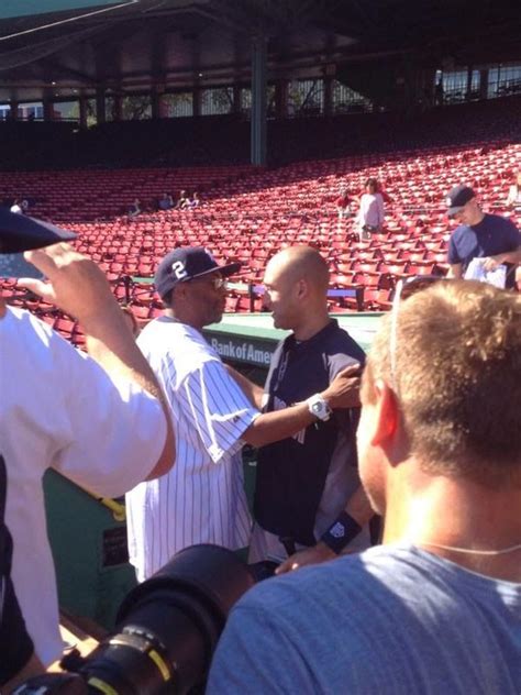 Xm Mlb Chat Spike Lee Greets Jeter Before Final Bp In Boston Spike